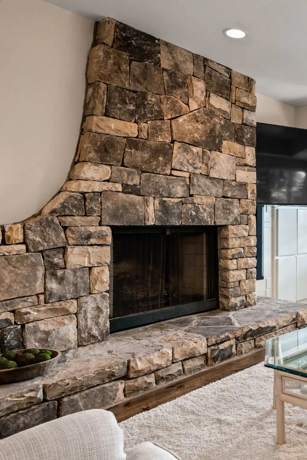 Fireplace Refacing and materials in chimney sweep